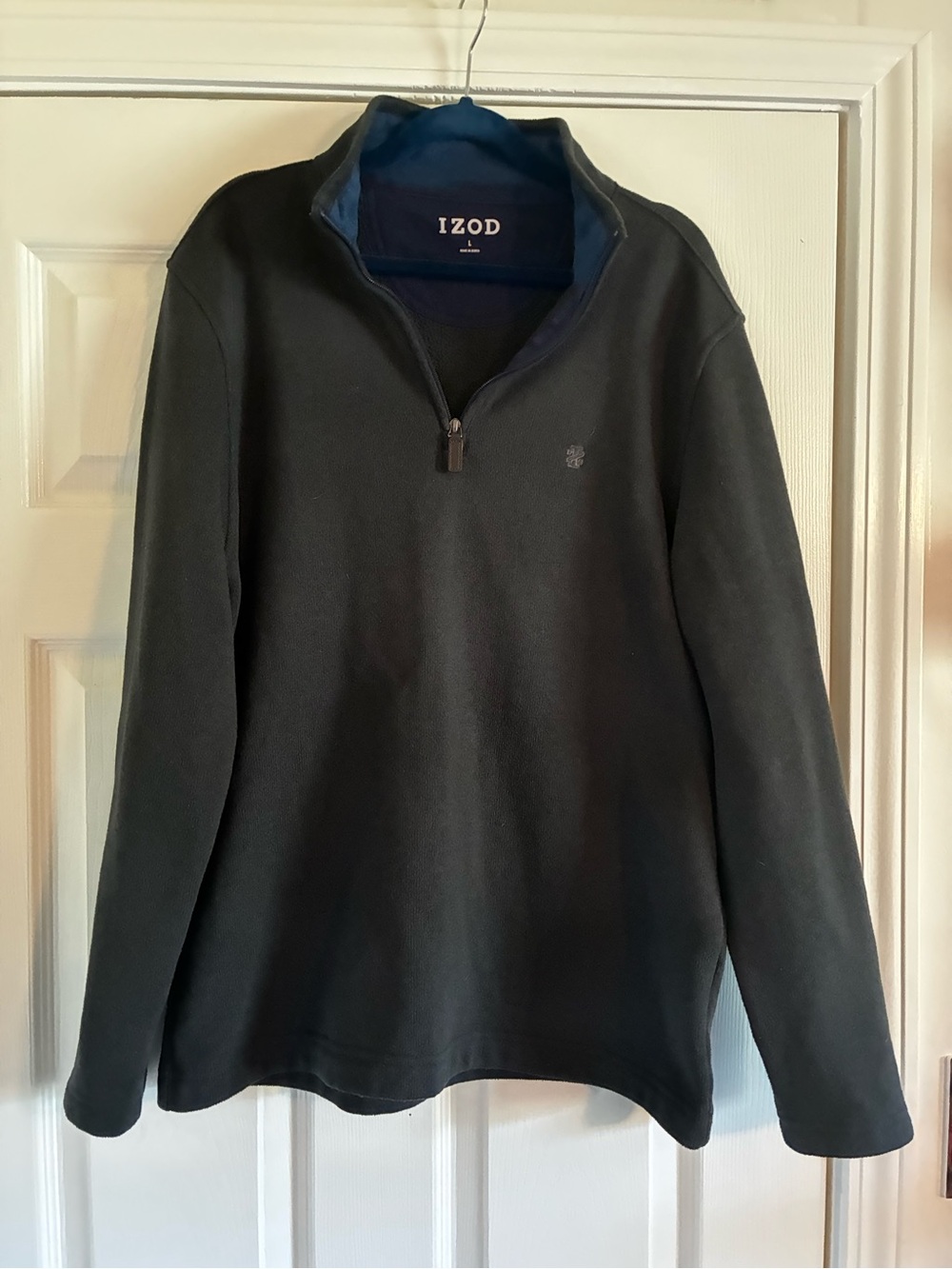 Izod Men’s Pullover Sweater-Gray